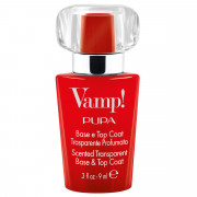 VAMP! - Base et Top Coat transparent et parfumé - Fragrance Rouge
