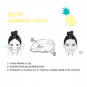 Masque Visage Eclat – Ananas coco