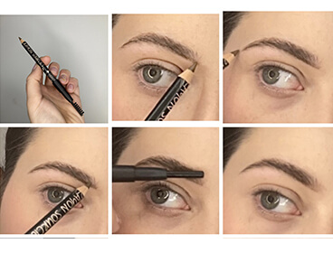 6 étapes pour structurer les sourcils avec le crayon Passion Beauté