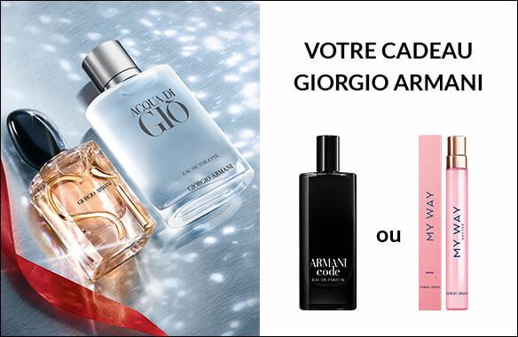 Un format 10ml My Way Nectar ou un format 15ml Armani Code eau de parfum 15 ml offert* !