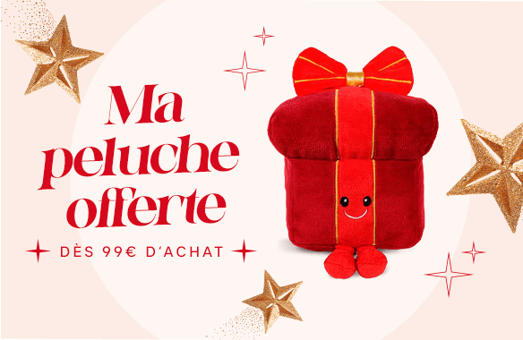 Une peluche de Noël offerte 