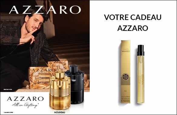 Un format voyage Azzaro Wanted Elixir 10 ml offert* !