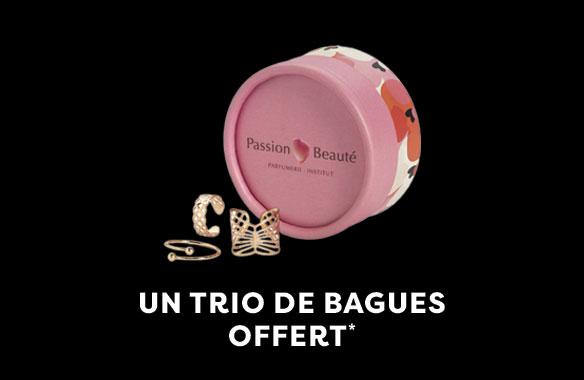 Un trio de bagues offert