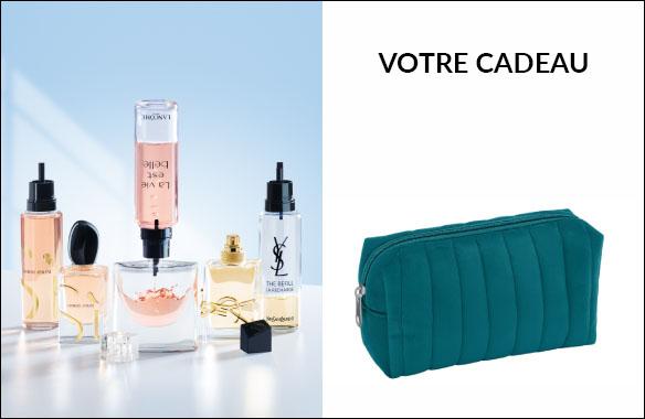 Une trousse avec 2 échantillons offerts* !